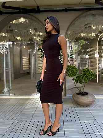 Женское романтическое вечернее платье с вискозой. Шоколад Одесса