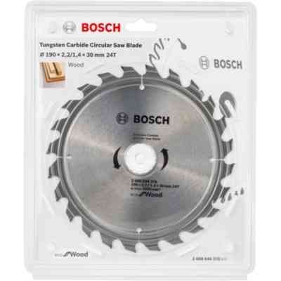 Диск пильний Bosch optiline Eco, 190x30мм, 24T (2.608.644.376) Вінниця