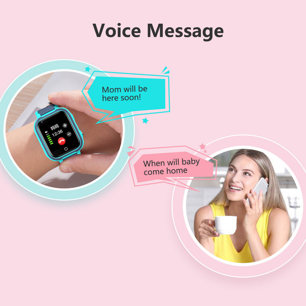 Часы детские умные Smart Kinder GPS Tracking 4G GPS Wi-Fi Синий Винница - изображение 15