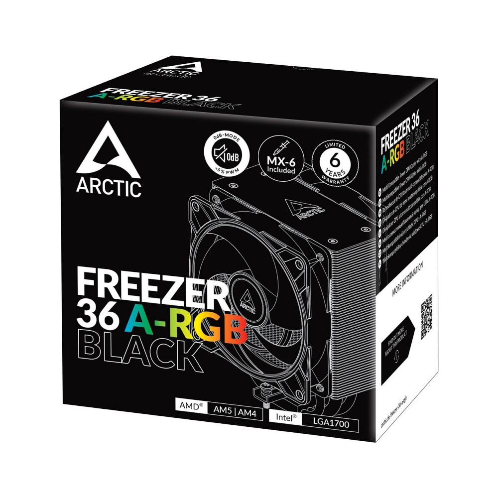 Кулер процесорний Arctic Freezer 36 A-RGB Black (ACFRE00124A) ( 19536 ) Харьков - изображение 7