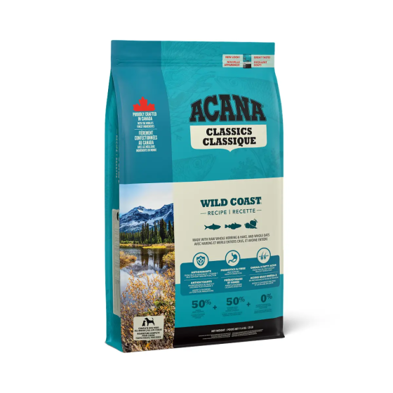 Acana Wild Coast Recipe (Акан Вайлд Коуст) сухий корм для собак усіх породів 9.7 кг. Запоріжжя