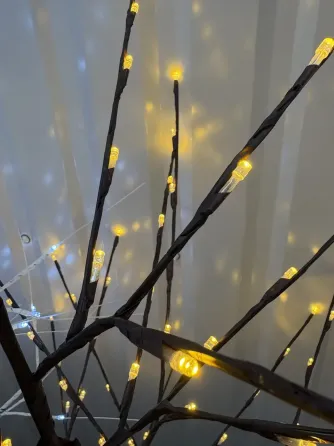 Гірлянда декоративне дерево Brown 1,5м 220 LED тепле біле світло, настільний декор TREE-1-5-WW-1 Одеса