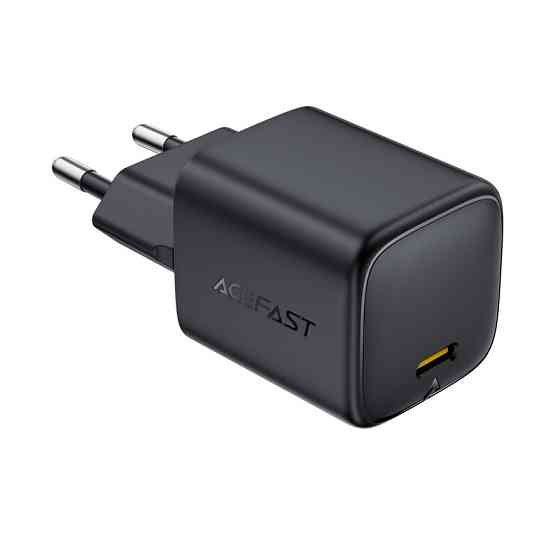 Мережевий зарядний пристрій ACEFAST A134 PD67W mini GaN USB-C fast charger Black Одеса