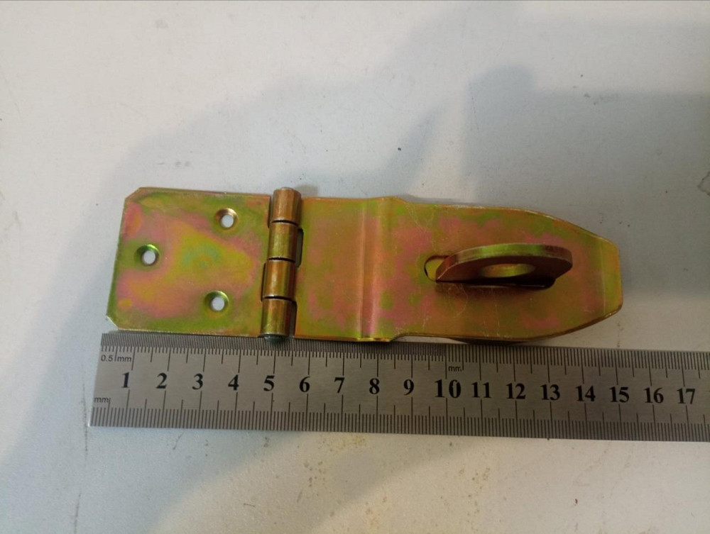 Скоба-завіса колодки  45х150мм, оцинк жовтий "P-o" Київ - фото 1