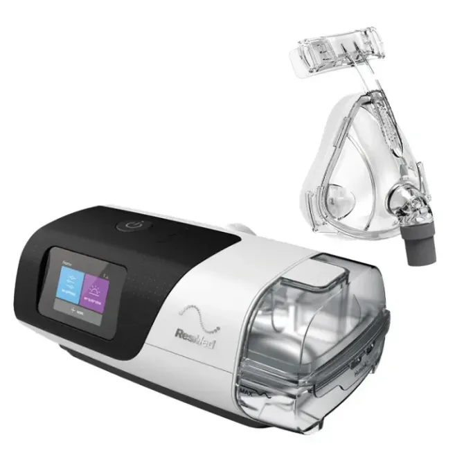 Авто CPAP апарат ResMed AirSense 11 із зволожувачем + маска розмір M Дніпро - фото 1