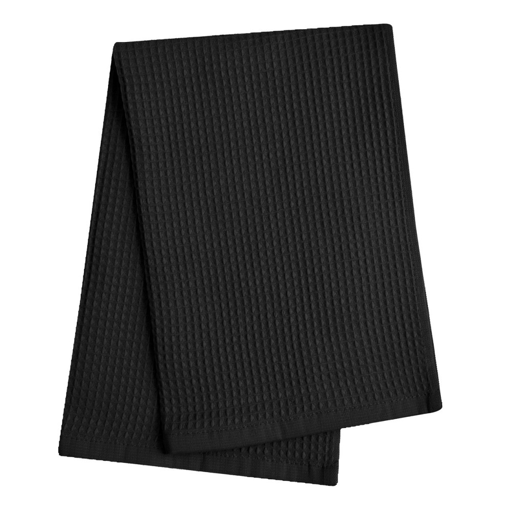 Вафельний рушник Ideal Textile 70х140 см 240 г/м2 (56860827) Чорний Чернівці - фото 2