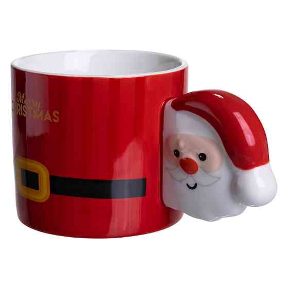 Чашка порцелянова новорічна Merry Christmas 350 (мл) Червона Yiwu FM-CS-51R Коломия