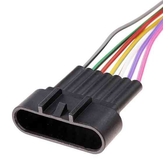 Роз'єм конектор с проводом, 7-кон., APTIV (Delphi) Америка, Корея, Японія, Америка, Buick, Cadillac, Chevrolet, Daewoo, GMC Київ