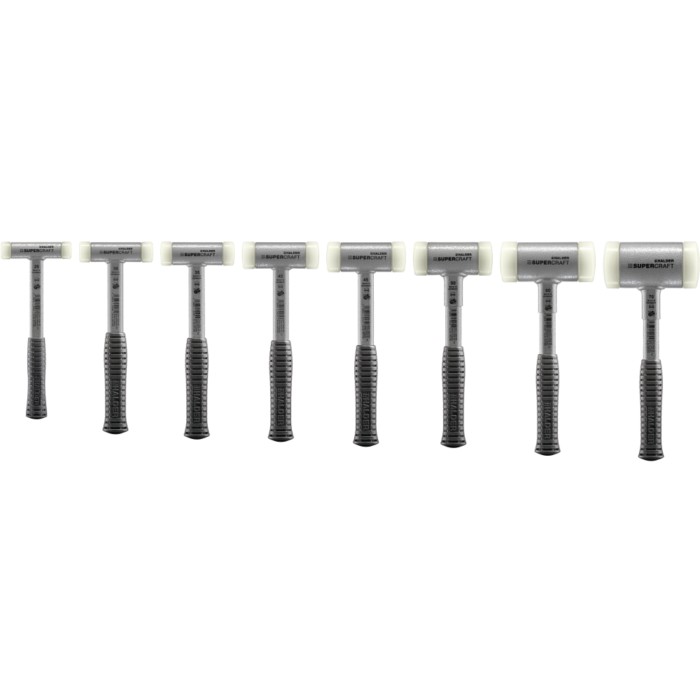 Молоток безынерционный HALDER Supercraft 3377 с прорезиненной ручкой, Ø=50 мм, m=1150 г, І=315 мм Одесса - изображение 3