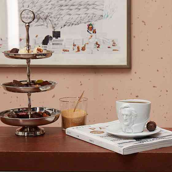 Чашка з блюдцем Tassen Людвіг ван Бетховен (260 мл), порцеляна Рівне