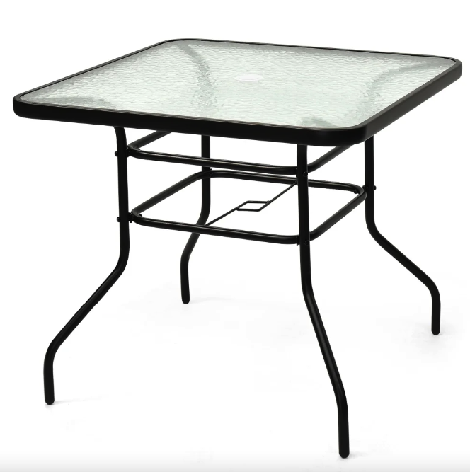 Садовий стіл Costway Jupiter скляний Киев - изображение 1