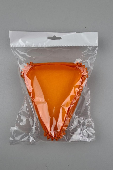 Тартолітка для кексів Тр130 трикутна жовтогаряча H30 (100 шт.) (1 уп.) Харків - фото 2