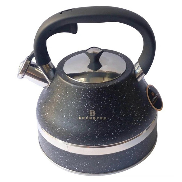 Гарний чайник для плит, Чайник для чайної церемонії зі свистком, Нержавіючі чайники зі свистком OE-76 Львів - фото 1