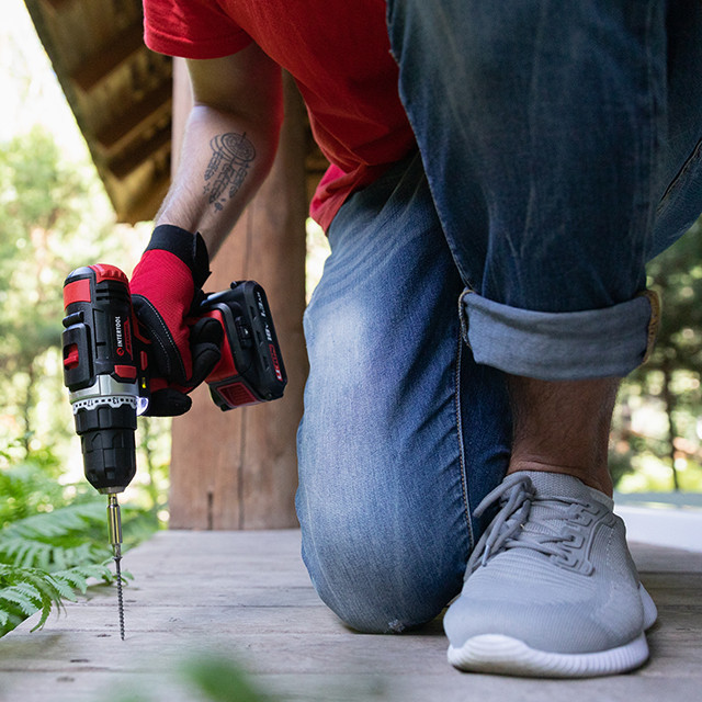 Дриль-шурупокрут акумуляторний, Li-Ion, 18 В, 25 Nm, 0-400/0-1500 об/хв, 1,3 Аг INTERTOOL WT-0313 Київ - фото 9