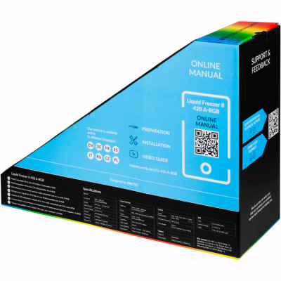 Система жидкостного охлаждения Arctic Liquid Freezer II 420 A-RGB (ACFRE00109A) Винница - изображение 8