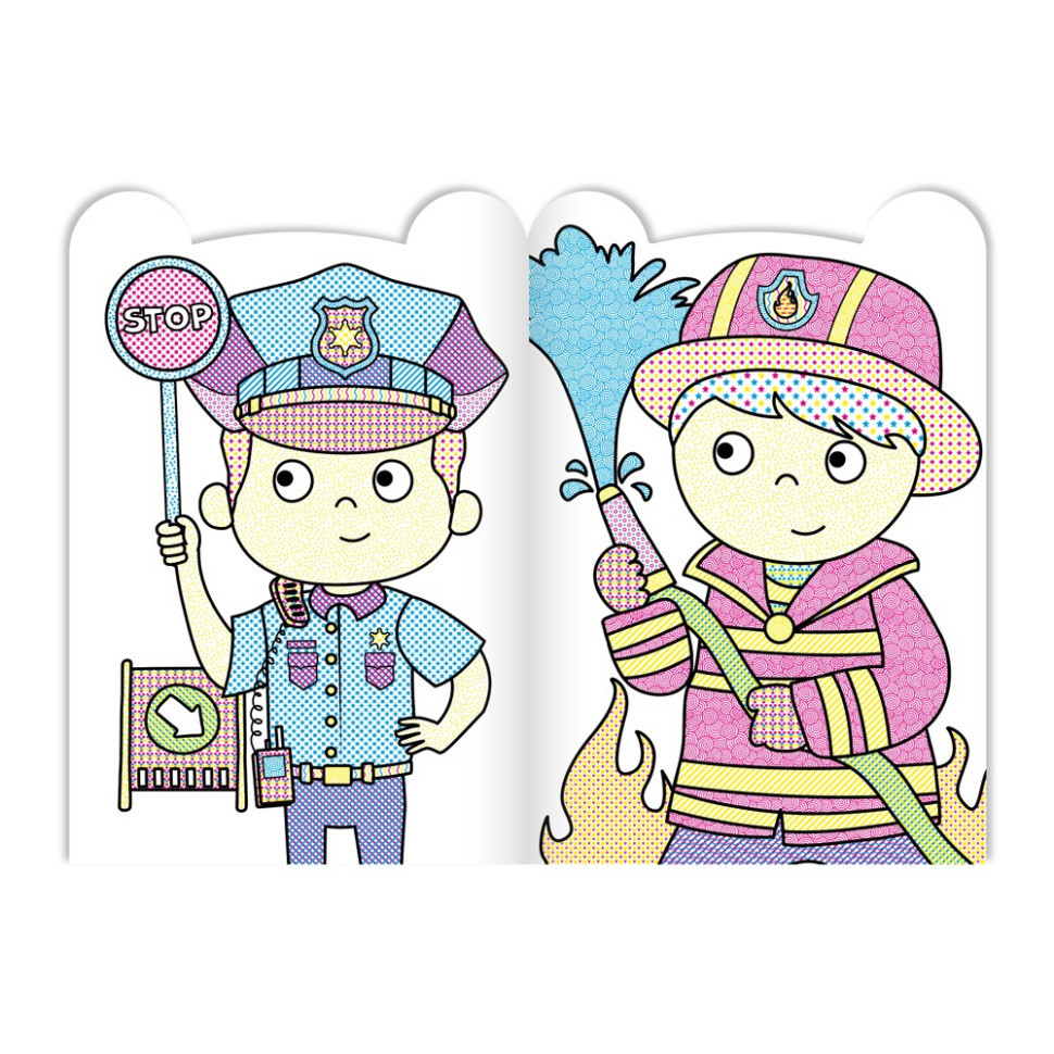 Дитяча розмальовка "Water Book Сміливці" РМ-82-04, 6 аркушів Вінниця - фото 2