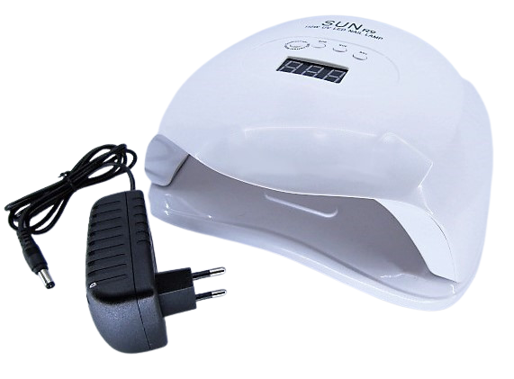 Гібридна лампа на 110 вт SUN R9 для сушіння нігтів з дисплеєм і зниженням потужності. Київ - фото 1