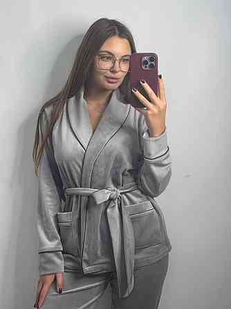 Домашній костюм шаль Сірий 2XL Харків