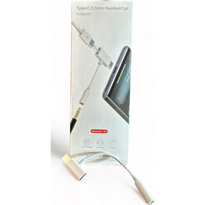 Перехідник Type-C to Type-C Jack 3.5mm white AC-202 XoKo (XK-AC-202-WH) Вінниця - фото 3