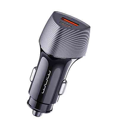 Автомобильное зарядное устройство WUW-C206 PD20W+QC3.0 Grey 6972573333394 Одесса