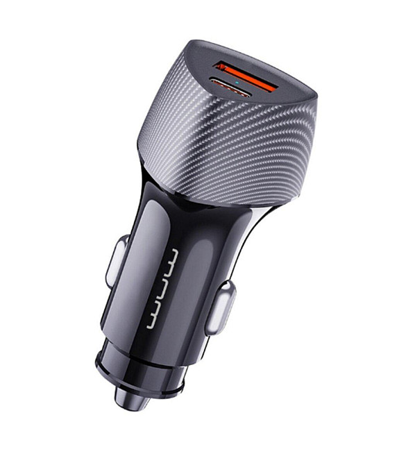 Автомобильное зарядное устройство WUW-C206 PD20W+QC3.0 Grey 6972573333394 Одесса - изображение 1