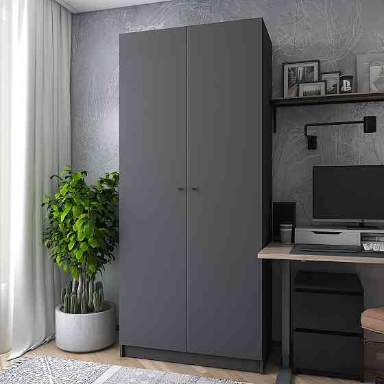 Шафа розпашна для одягу Doros Промо 90х48х204 см Графіт (DRS-011199) Львів