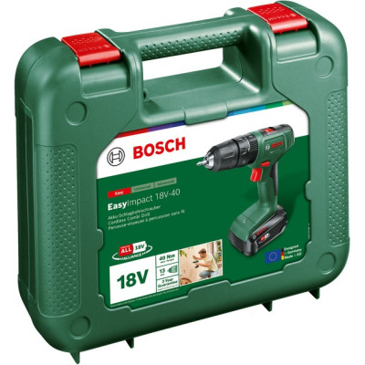 Шуруповерт Bosch EasyImpact 18V-40 18В 2х2Агод 2038Нм 0-4300-1630обхв кейс ЗП 1.4кг (0.603.9D8.108) Вінниця - фото 3