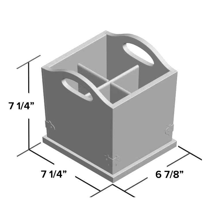 Підставка для столових приладів "Фанголі" капучино Миколаїв - фото 2