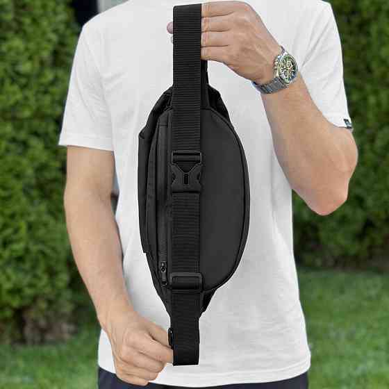 Чоловіча бананка чорна Pobedov Minimal Київ