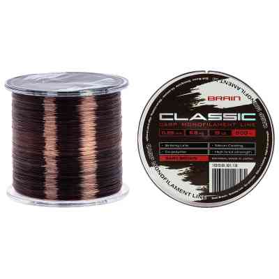 Волосінь Brain Classic Carp Line (dark brown) 600m 0.25mm 15lb 6.6kg (1858.81.13) Вінниця