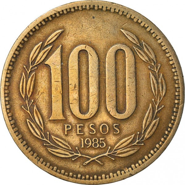 Чилі 100 песо, 1981-2000 (Д) Полтава - фото 1