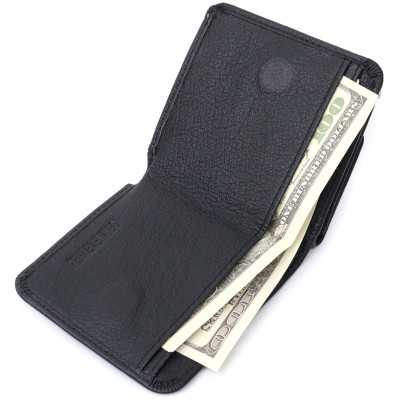 Кошелек ST Leather Из натуральной кожи Черный (22690) Винница - изображение 2