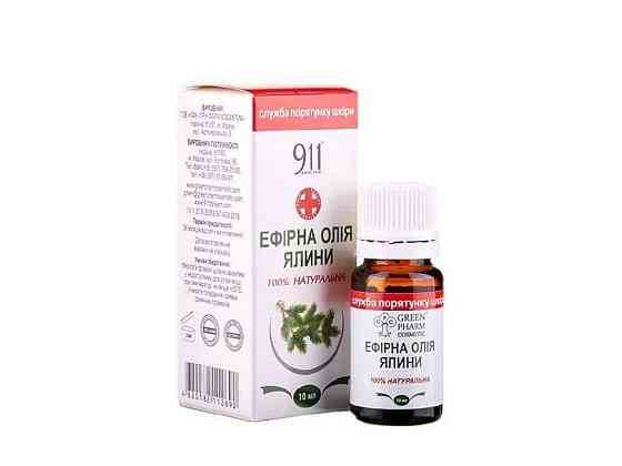 Ефірна олія Ялини 10мл ТМ Green Pharm Київ