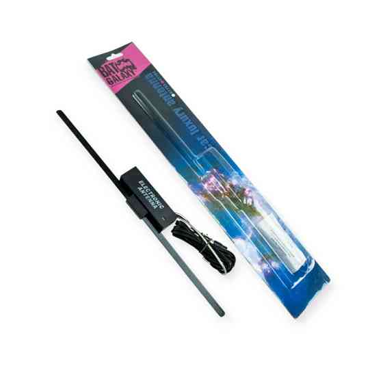 Антенна активная 61102 кабель 2.5м, черное полотно (блистер) Мукачево