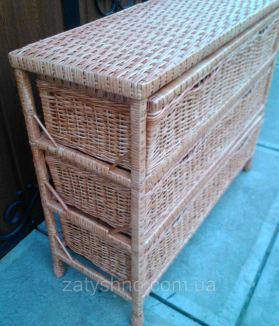 Комод большой плетеный из лозы Киев - изображение 5