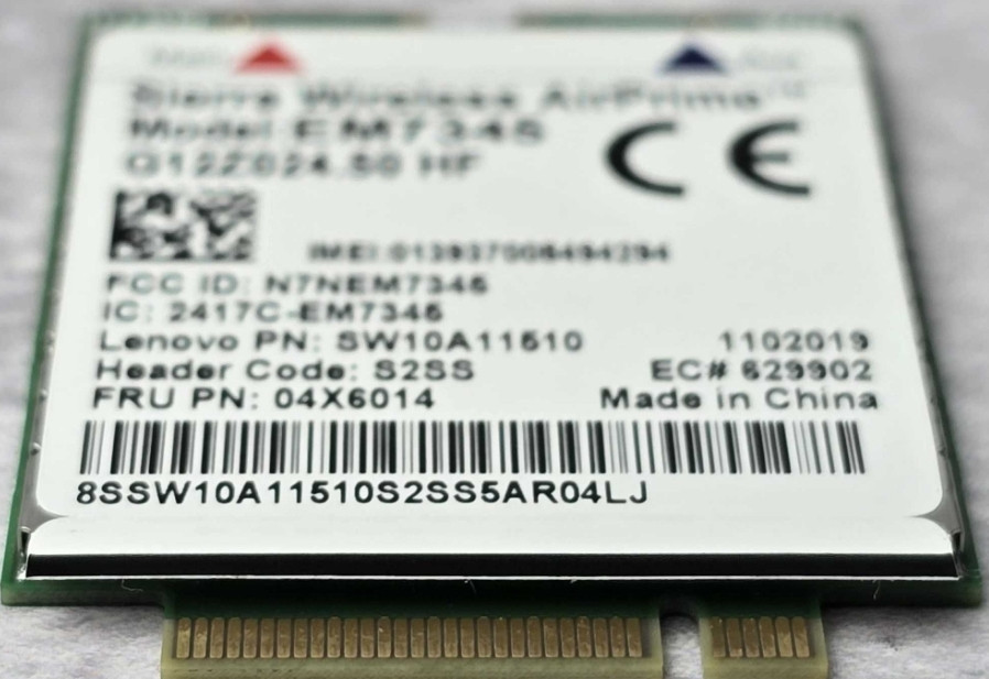 LTE модуль Lenovo EM7345 Харків - фото 2