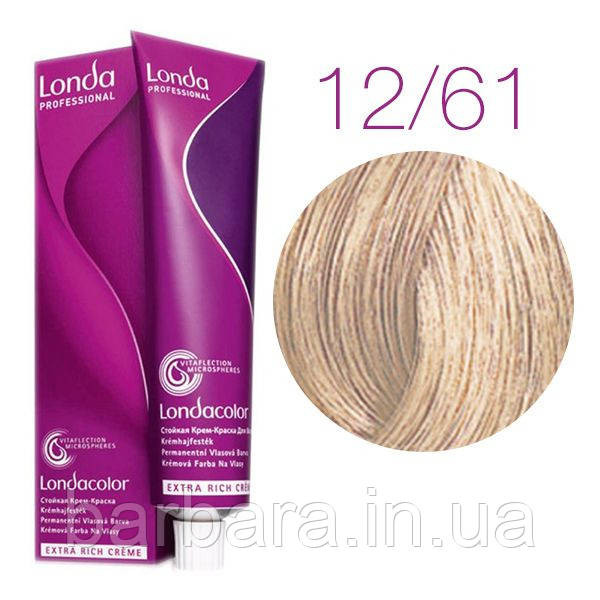 12/61 Краска для волос Londacolor Permanent 12/61 Special Blond розовая кармель Киев - изображение 2