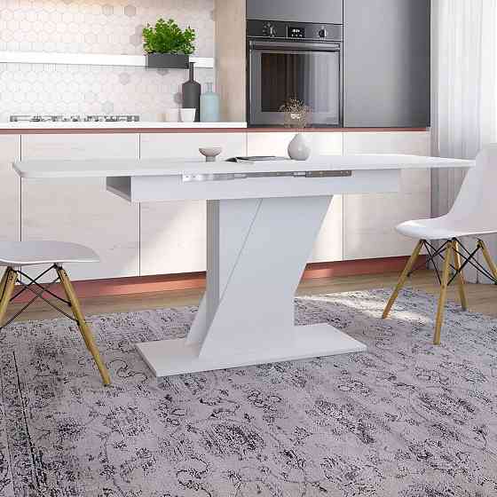 Обідній стіл розкладний LION Грейс Німфея Альба (білий) (LION-045016) ТОП Львів