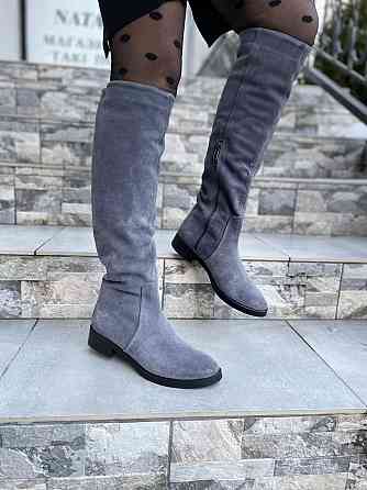 Nivelle Чоботи жіночі NIVELLE сірі замша натуральна зимові 37р. (3889) Коломыя