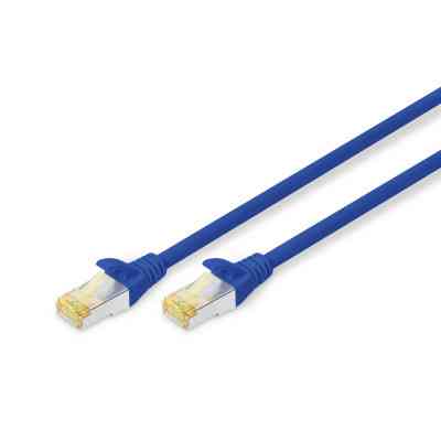 Патч-корд 1м, CAT 6a S-FTP, AWG 26/7, Cu, LSZH, blue Digitus (DK-1644-A-010/B) Вінниця