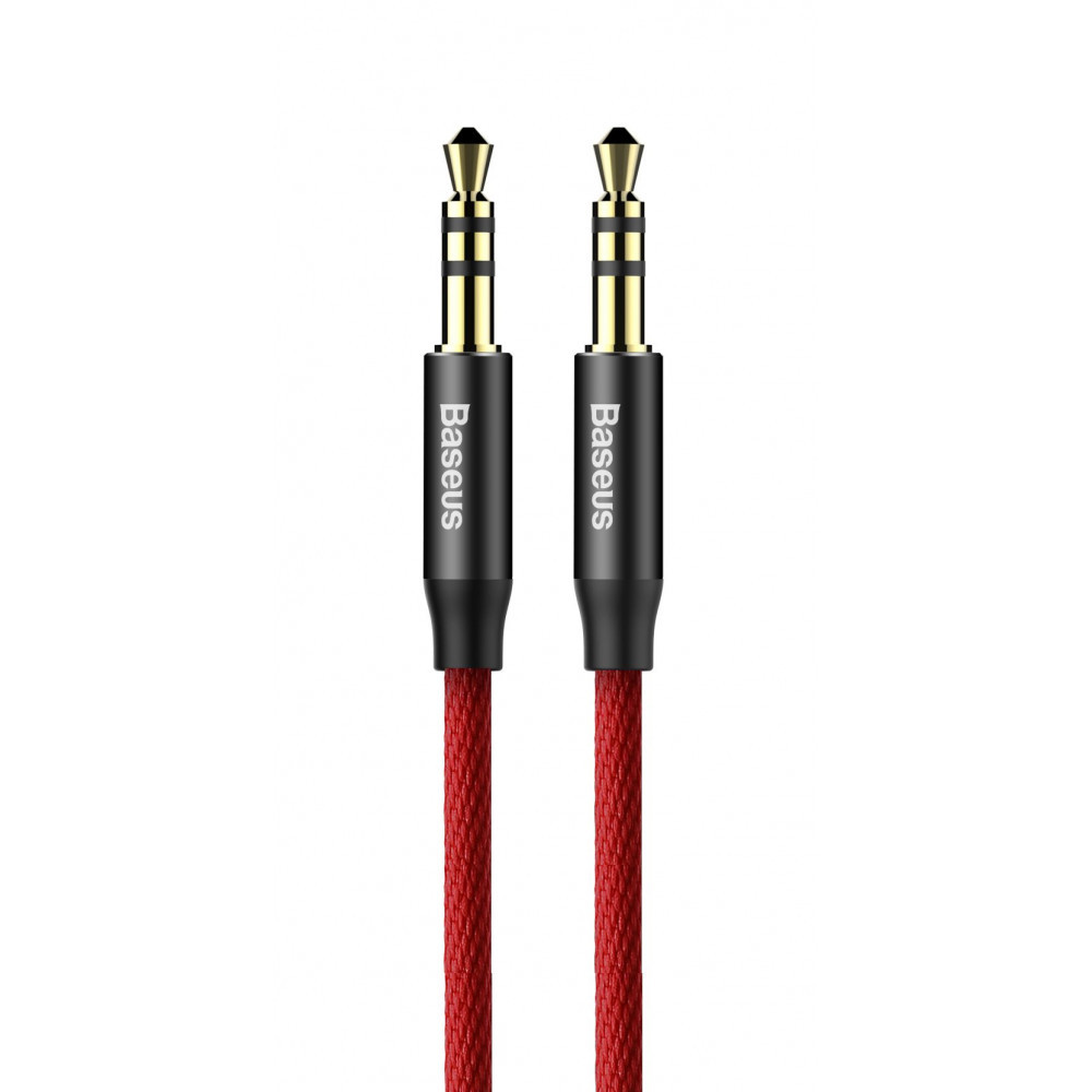 Кабель AUX Baseus Yiven M30 (1м) красно-черный Львов - изображение 1