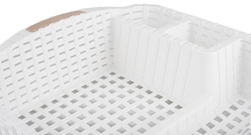 Сушка для посуду Violet House 0757 Ротанг WHITE 48х37.5х9 см (6897767) Київ - фото 2