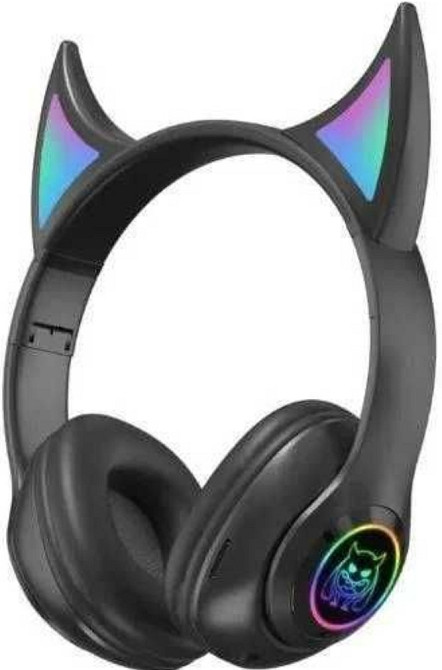 Детские наушники Bluetooth Cat STN-25 ушки сатаны с RGB подсветкой. Харьков - изображение 3