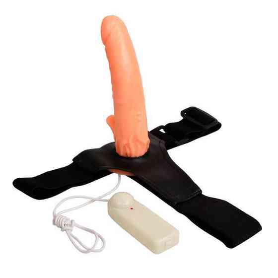 Страпон женский с вибрацией BW-010025B Sex Aura Киев
