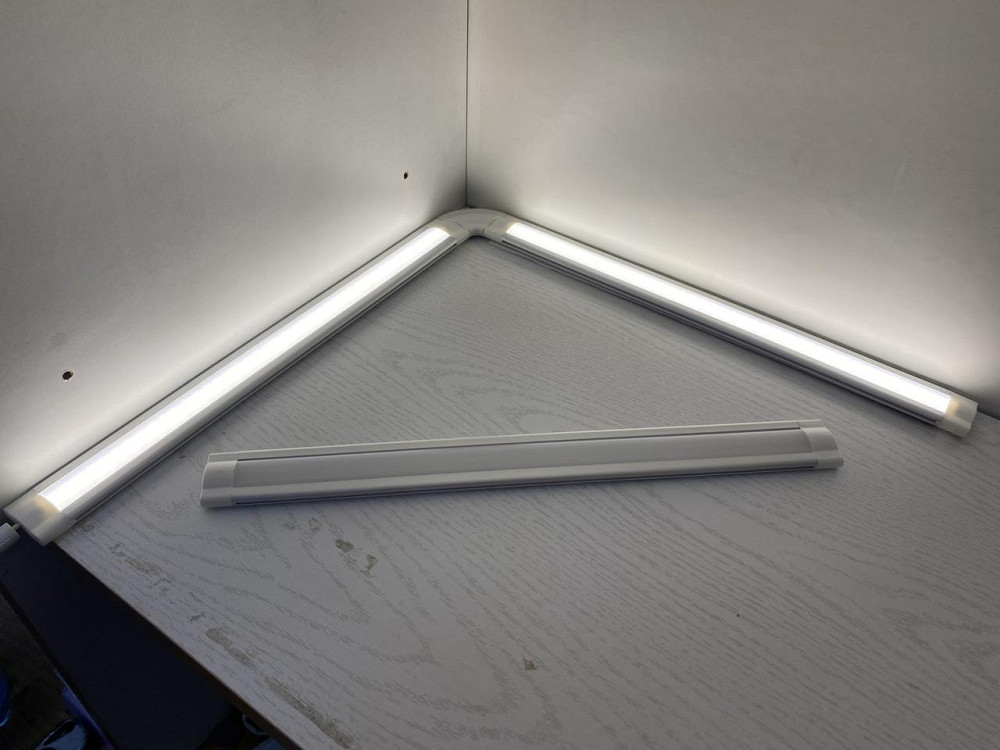 Б/У LED-светильники LAMPAOUS 3×4 Вт 4000K 960 лм, сенсор руки, диммер 10–100%, IP44, комплект 3 шт Киев - изображение 1
