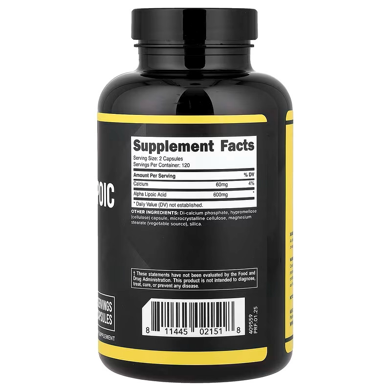 Альфа-ліпоєва кислота Primaforce Alpha Lipoic Acid 240 капсул Луцьк - фото 2