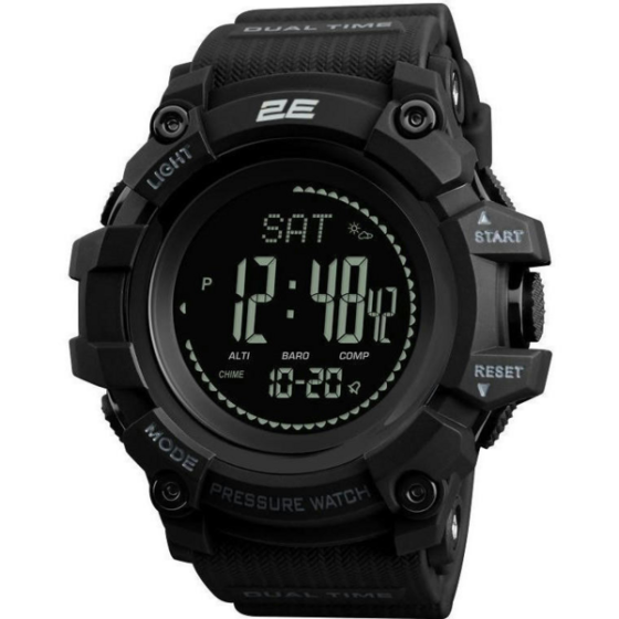 Тактические часы 2E Armor GT Black с компасом и шагомером (2E-TCW20BK) Киев