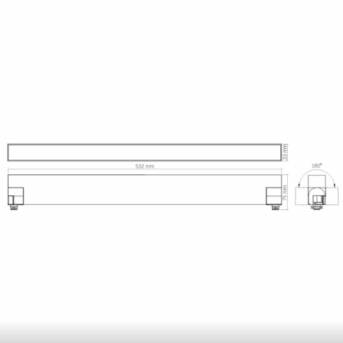 LED Світильник трековий 30W 4100К 220V VL-TR05-304B Videx Житомир