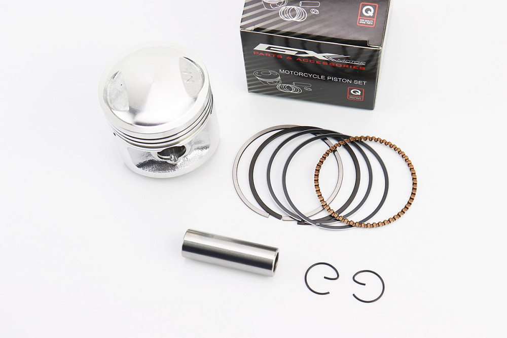 Поршень к-кт CB/CG125cc 56,5мм STD (висота 52,0мм; палець 15мм) Бершадь - изображение 1