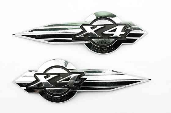 Наклейка шильдик X4 (хром) (#5202) Мукачево